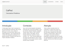 Tablet Screenshot of calped.com.br